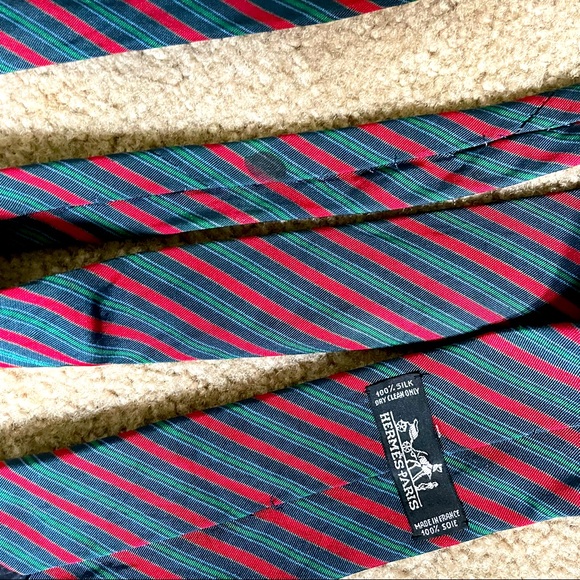HERMES-PARIS Vintage Silk Necktie - Picture 6 of 6